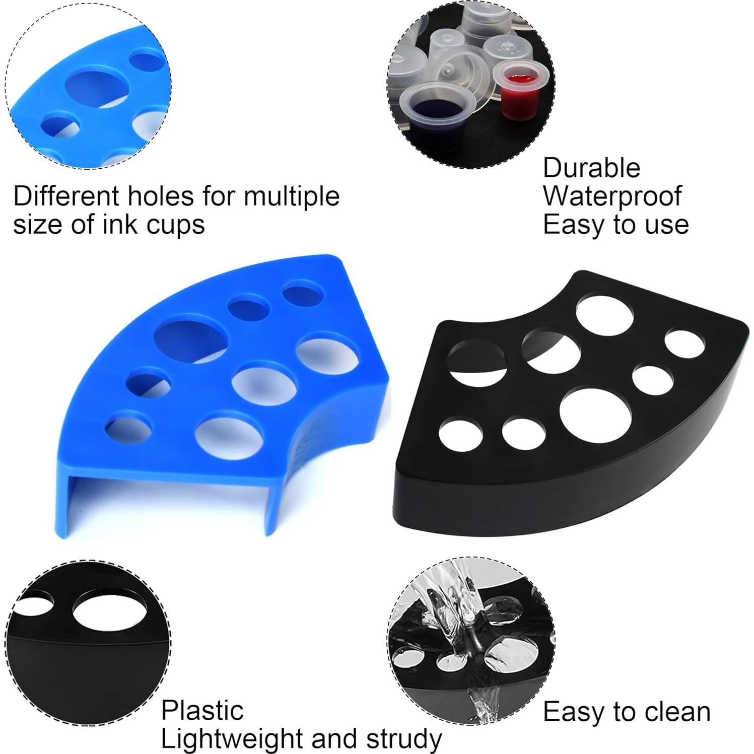 302PCS Tapas de Tinta para Tatuajes Yuronam con Soportes