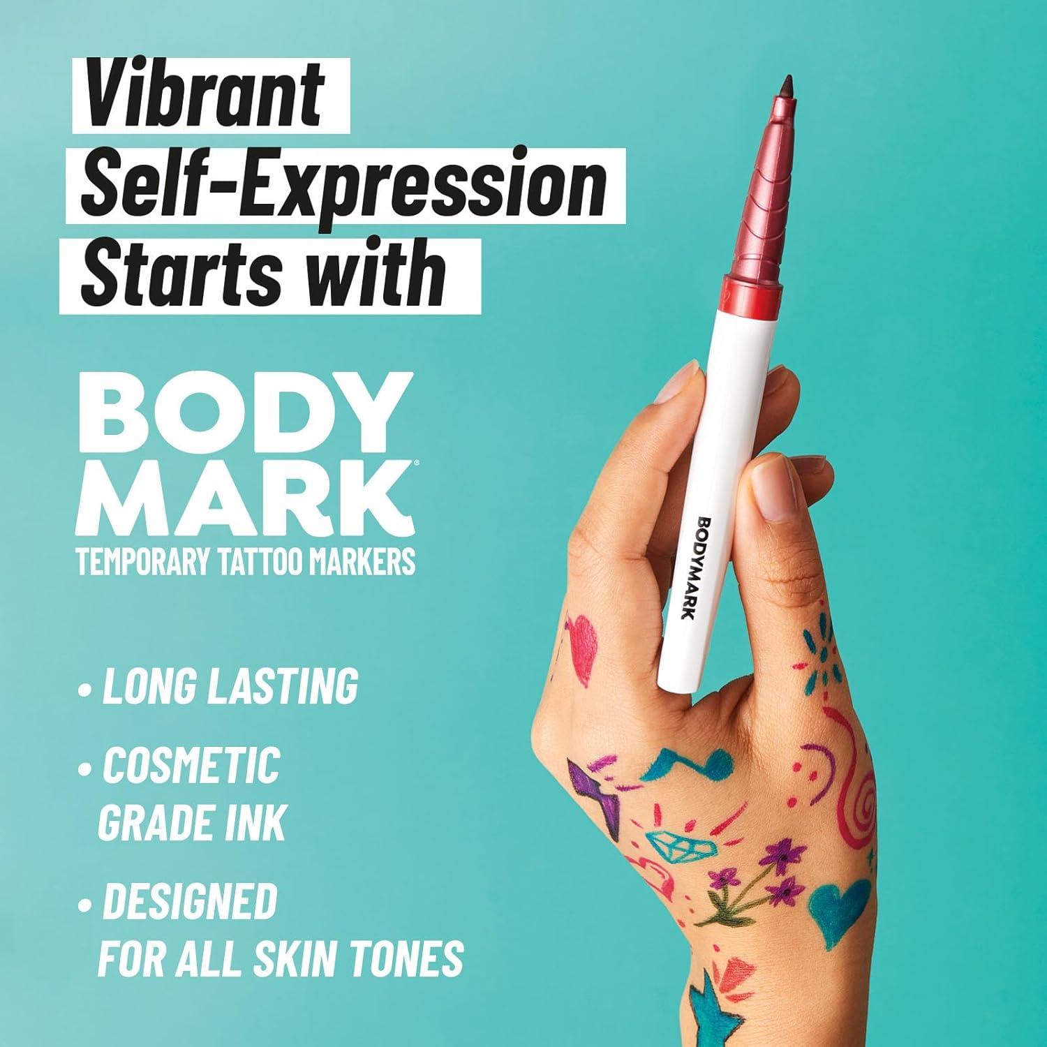 BIC BodyMark Marcadores de Tatuajes Temporales - 3 Colores