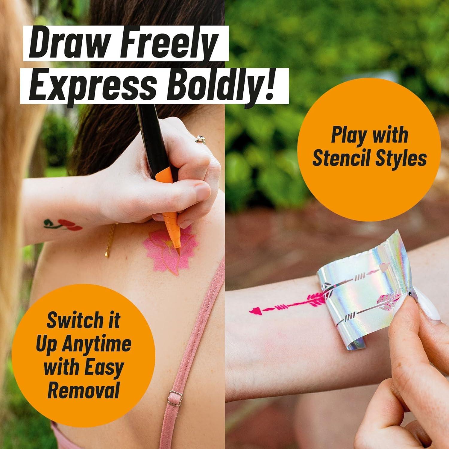 BIC BodyMark Marcadores de Tatuajes Temporales - 3 Colores