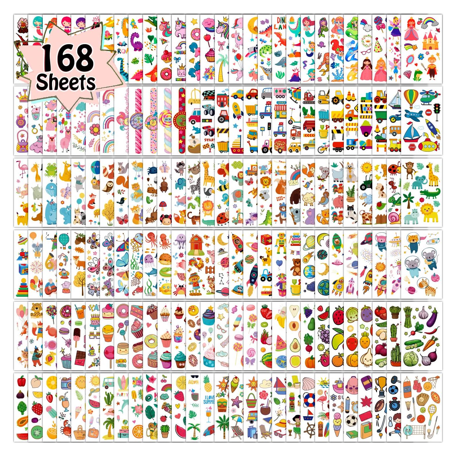 Tatuajes Temporales Partywind 2000 Estilos para Niños