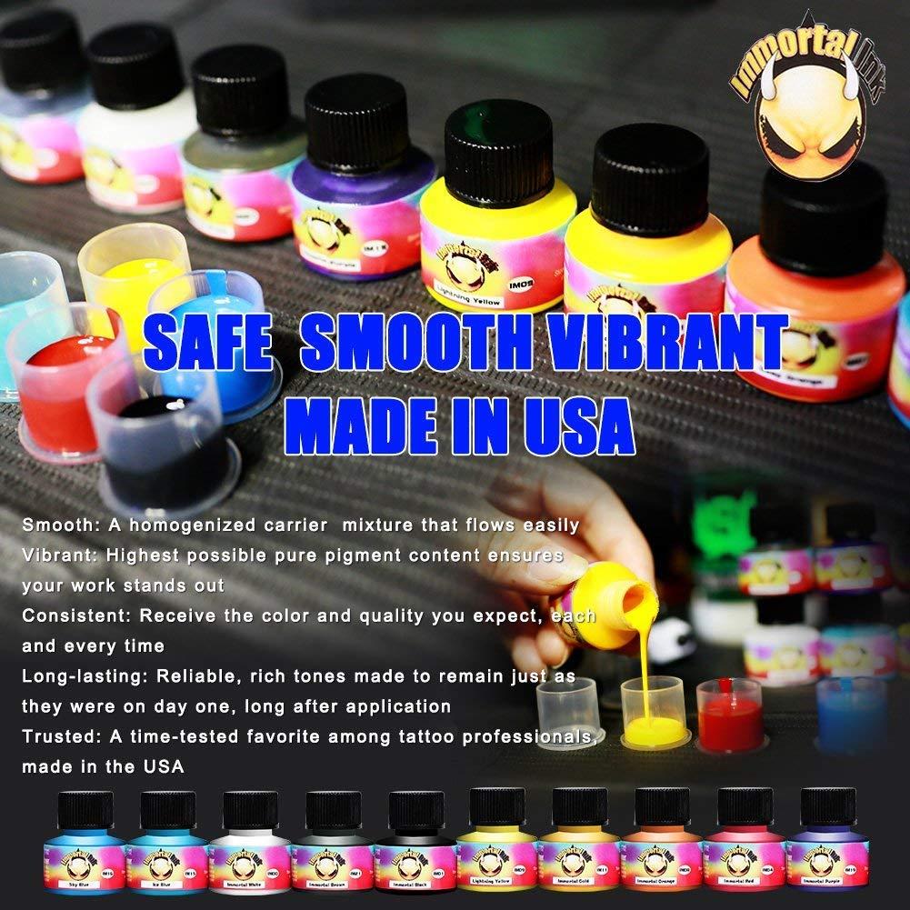 Kit de Tatuaje Completo Dragonhawk para Principiantes - 9 Máquinas, Tintas, Agujas y Más