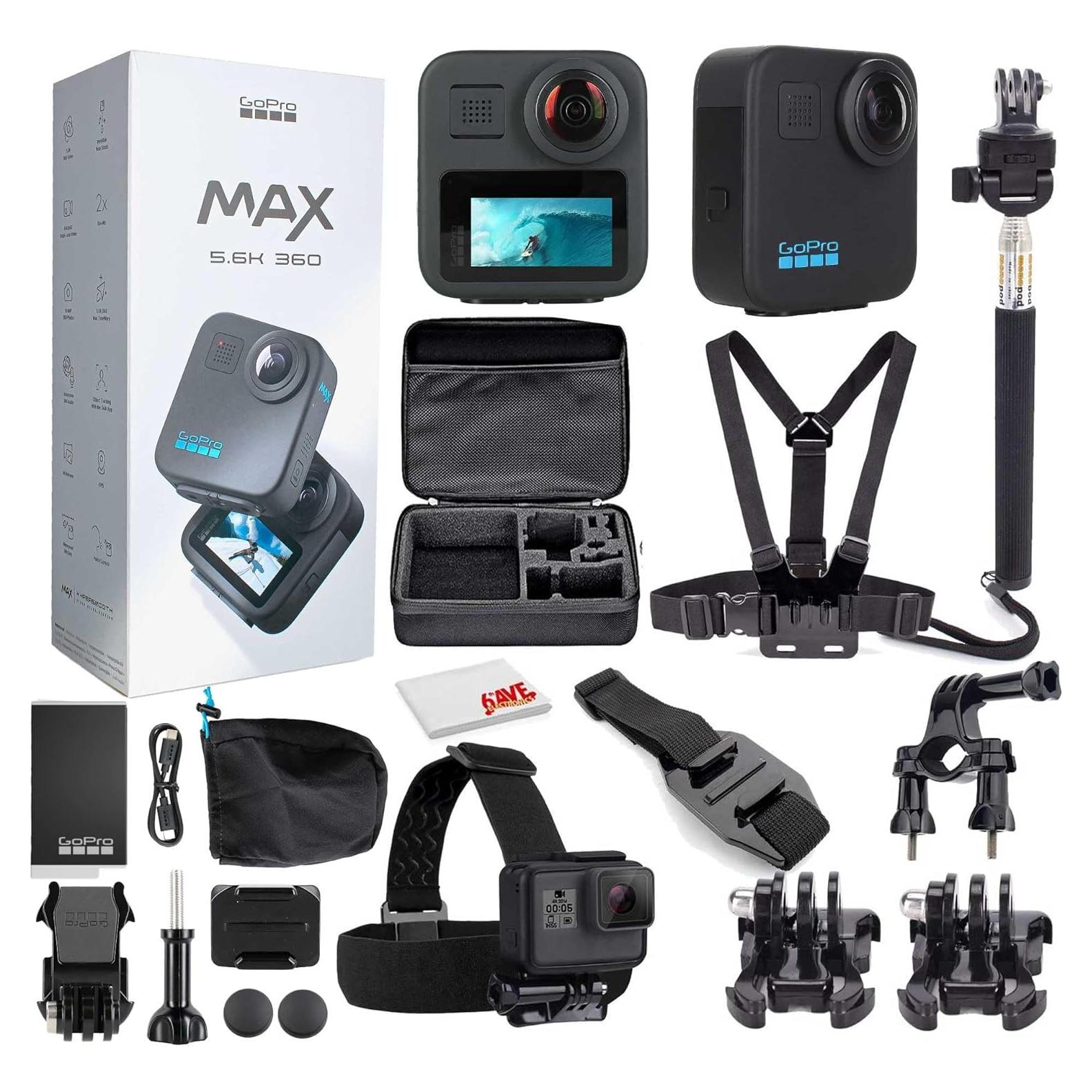 Cámara de Acción GoPro MAX 360 (2025) 5.6K con Accesorios