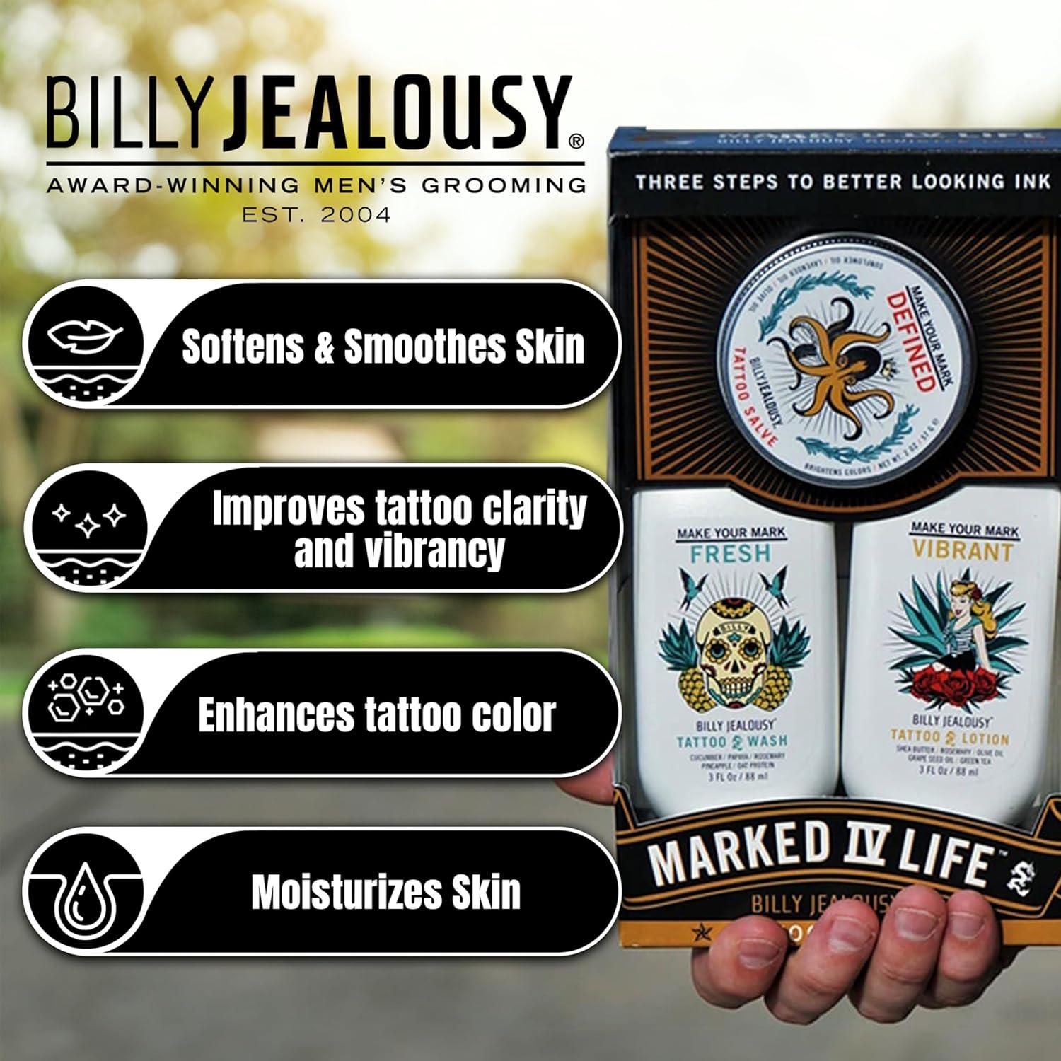 Kit de Cuidado de Tatuajes Billy Jealousy Marked IV 385g
