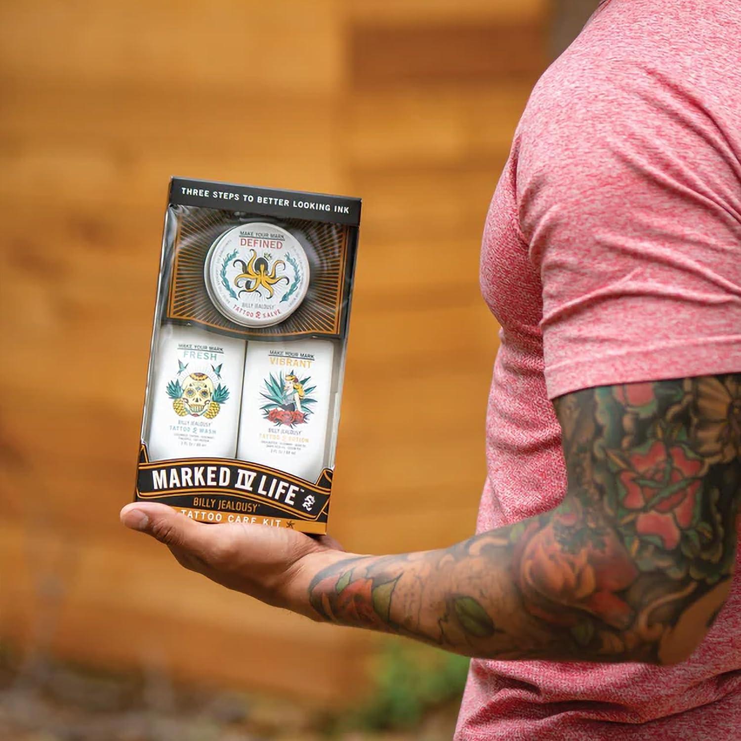 Kit de Cuidado de Tatuajes Billy Jealousy Marked IV 385g