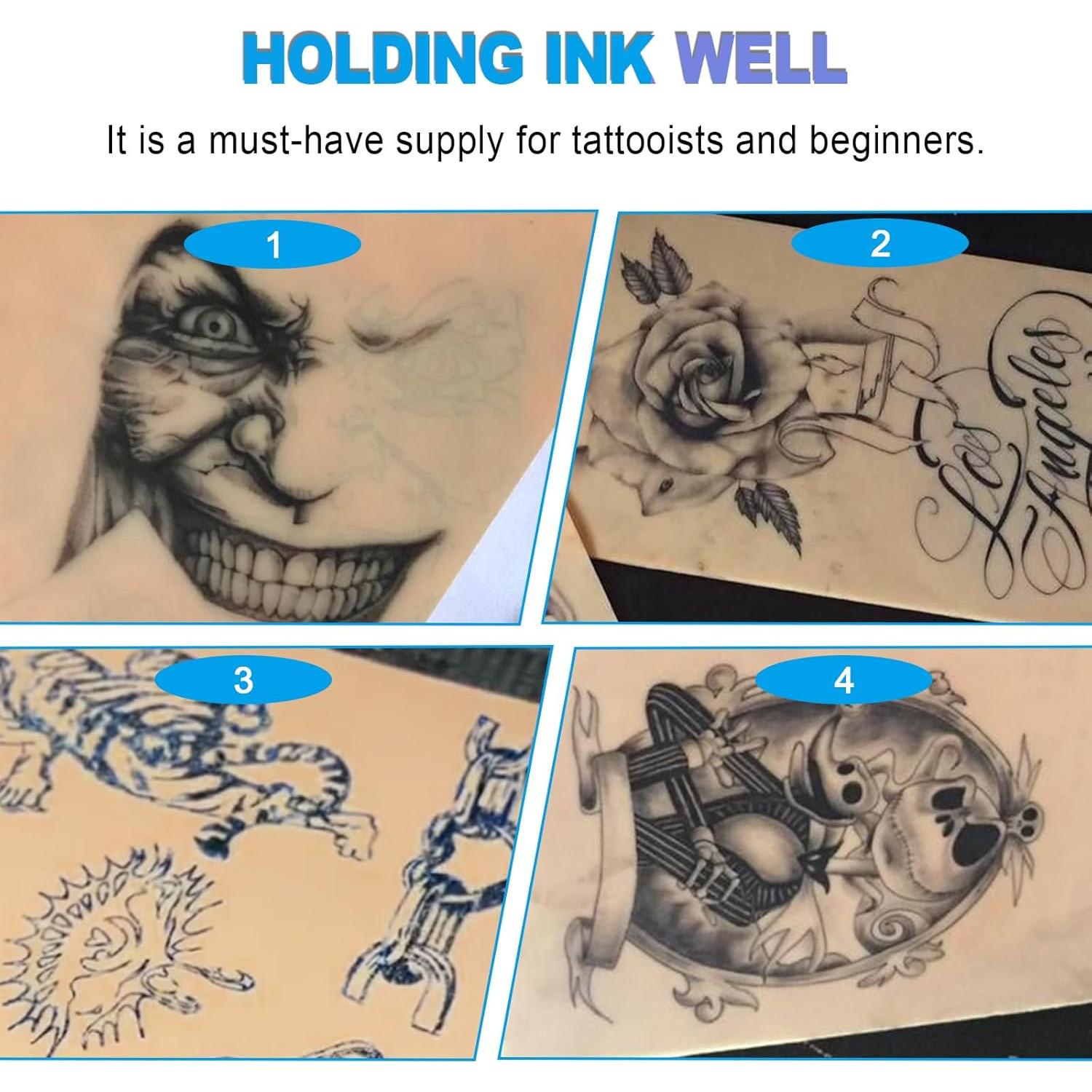 Kit de Piel de Práctica para Tatuaje Emalla 3mm Doble Cara 8 Piezas