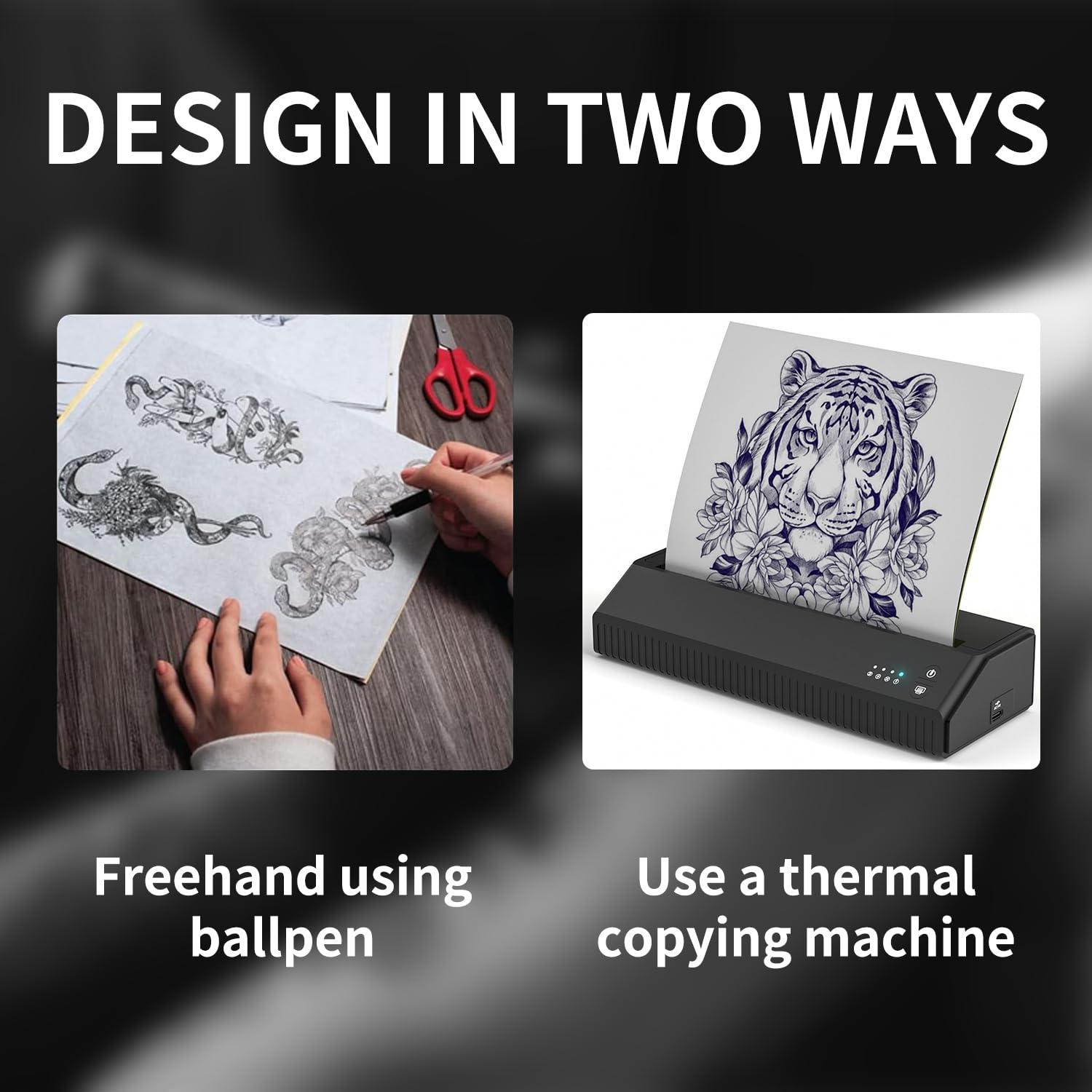 Kit de Práctica de Tatuaje Judero 20 Piezas Piel y Papel