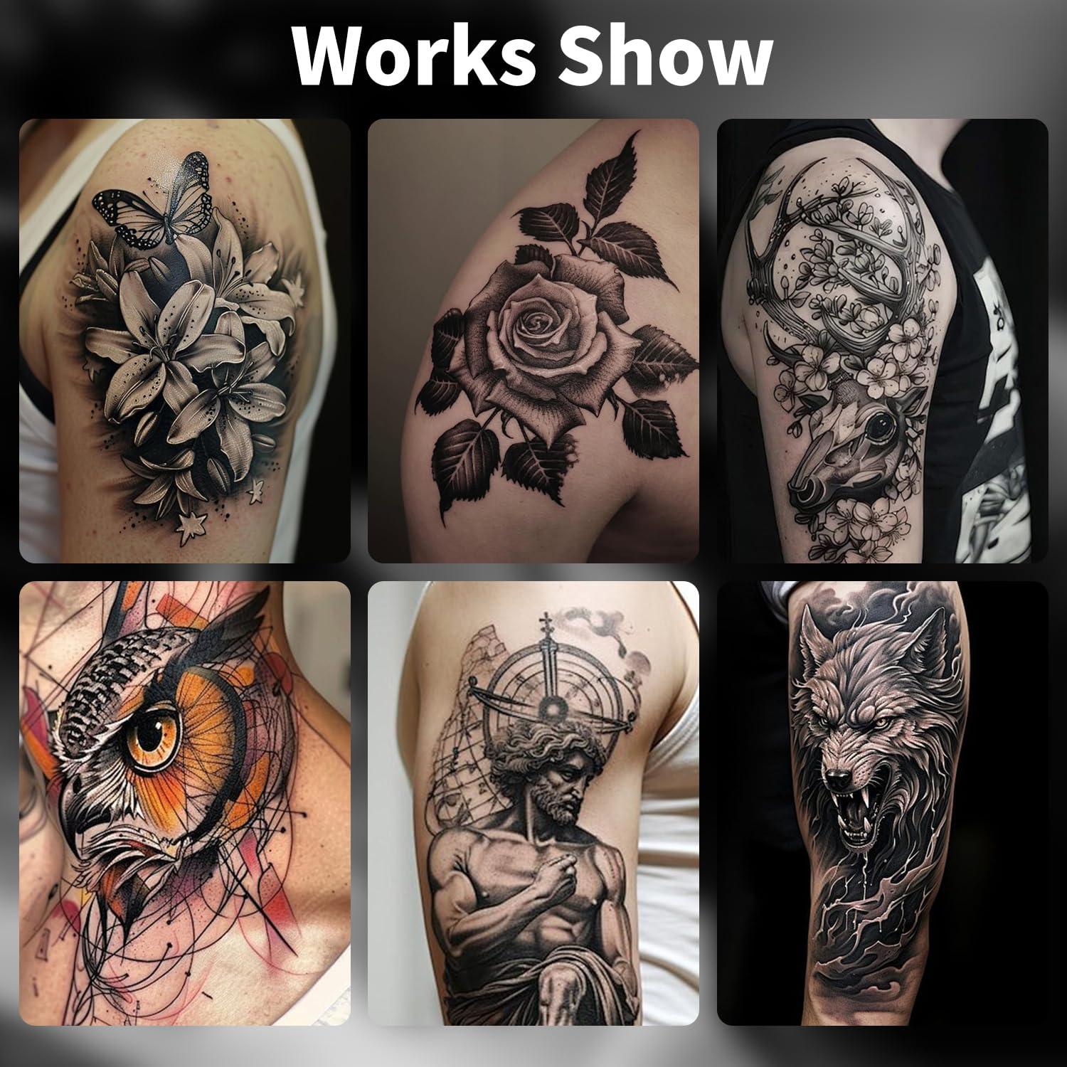 Kit de Práctica de Tatuaje Judero 20 Piezas Piel y Papel