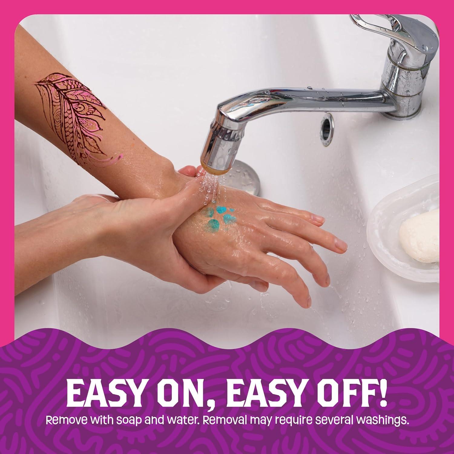 Marcadores de Tatuajes Temporales Pretty Me - 8 Piezas Multicolor