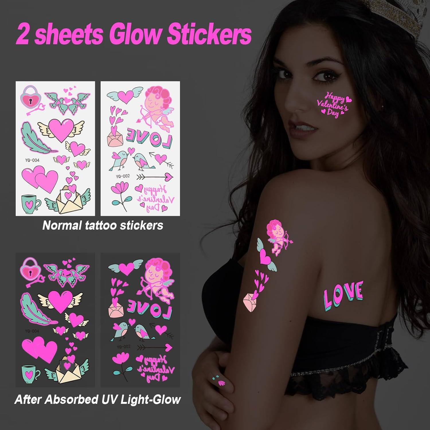 Kit de Marcadores de Tatuajes Temporales PFARRER - 15 Bolígrafos + 64 Plantillas