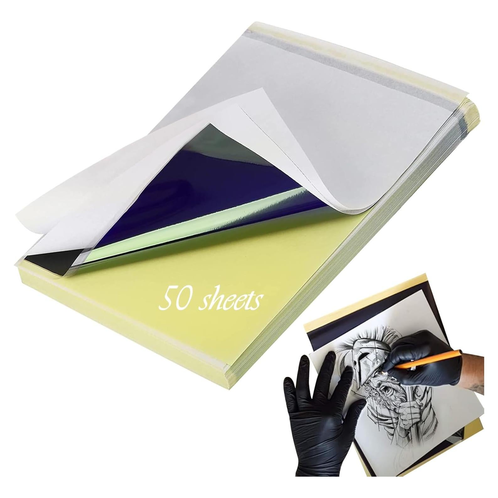 Papel de Transferencia de Tatuaje WZPB A4 - 50 Hojas Térmicas