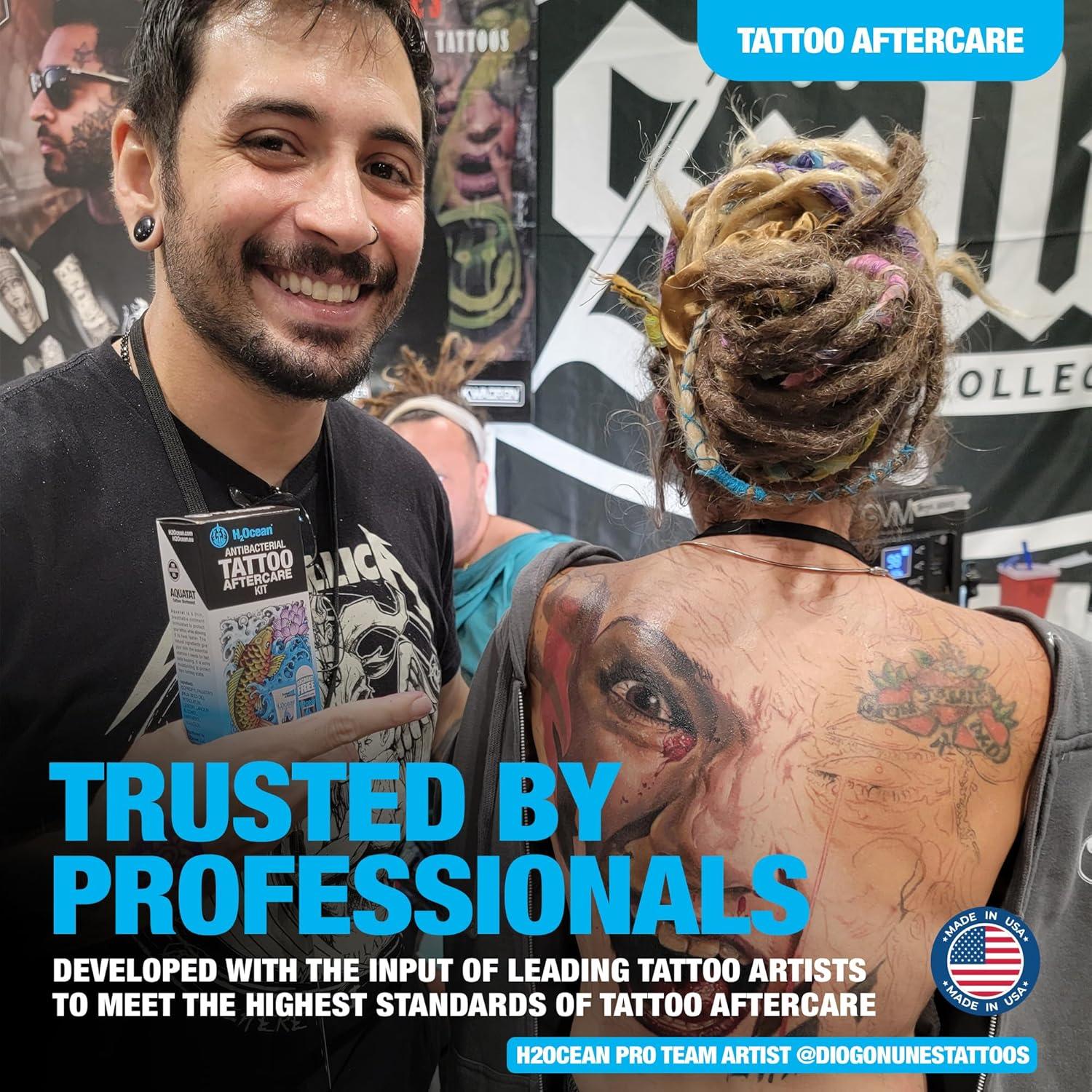 Kit Cuidado Tatuajes H2Ocean - Jabón Espuma y Ungüento