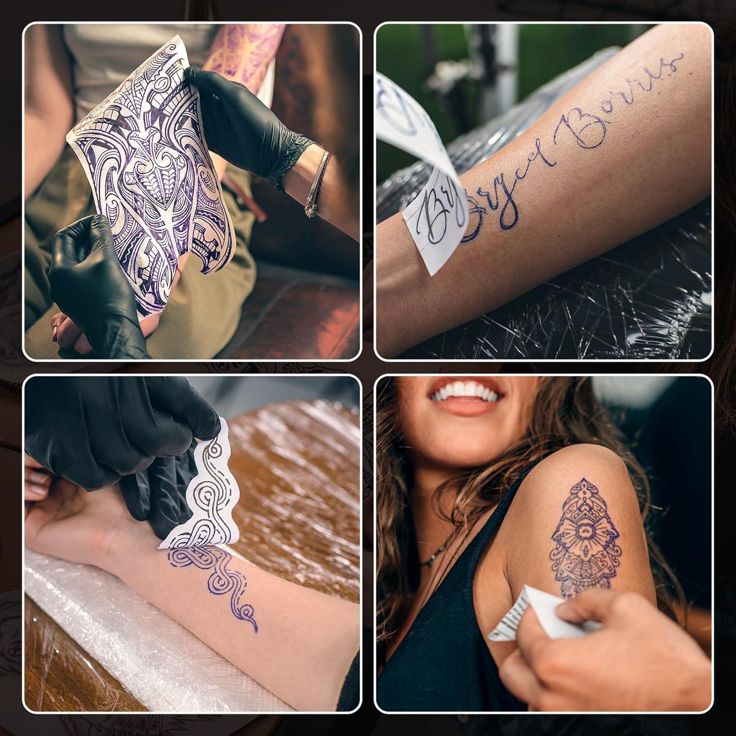 Papel de Transferencia para Tatuajes MUNBYN 100 Hojas A4