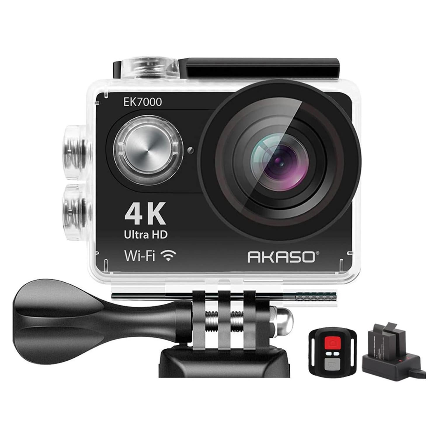 Cámara de acción AKASO EK7000 4K Ultra HD 30m resistente al agua