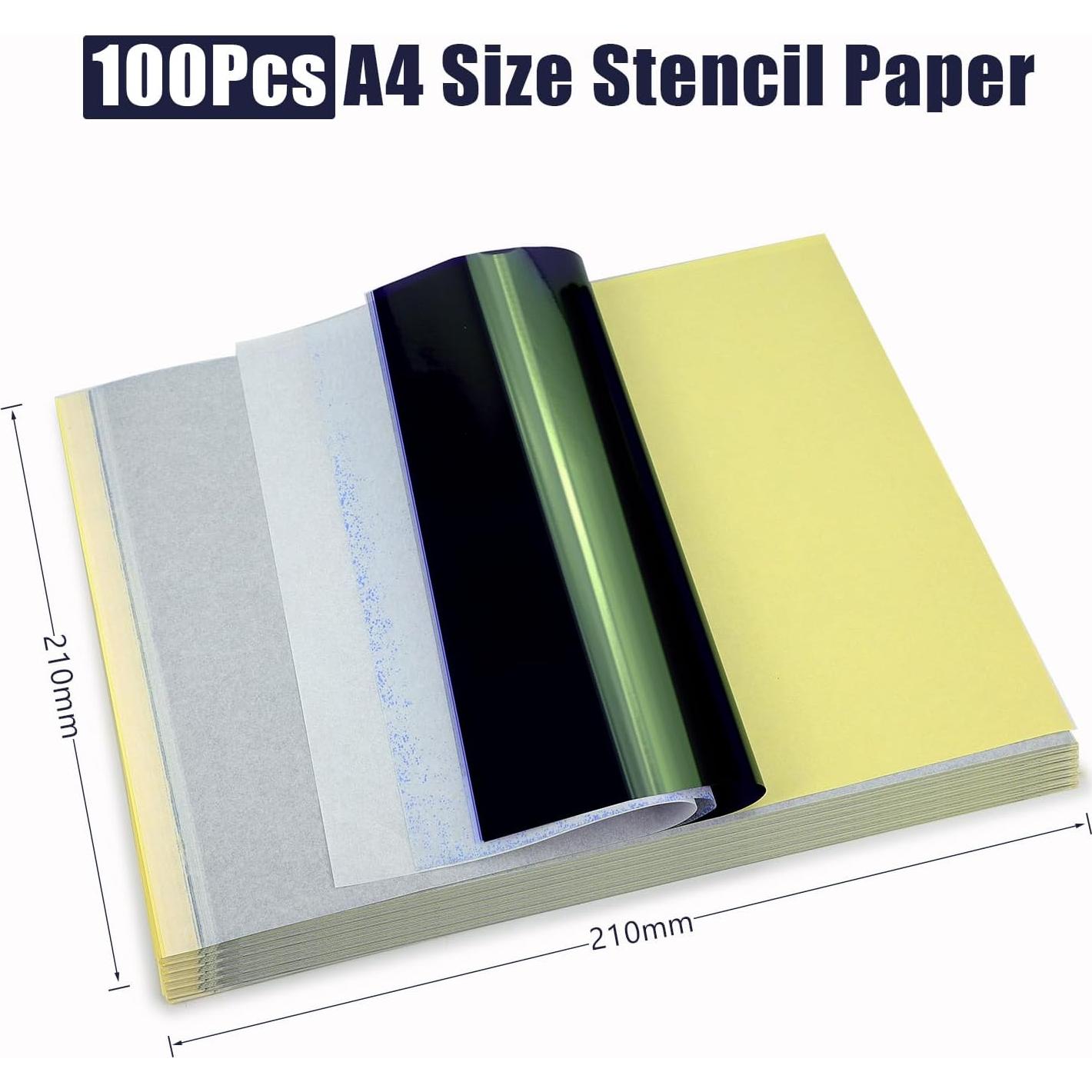 Papel de Transferencia de Tatuaje TATELF - 100 Hojas A4