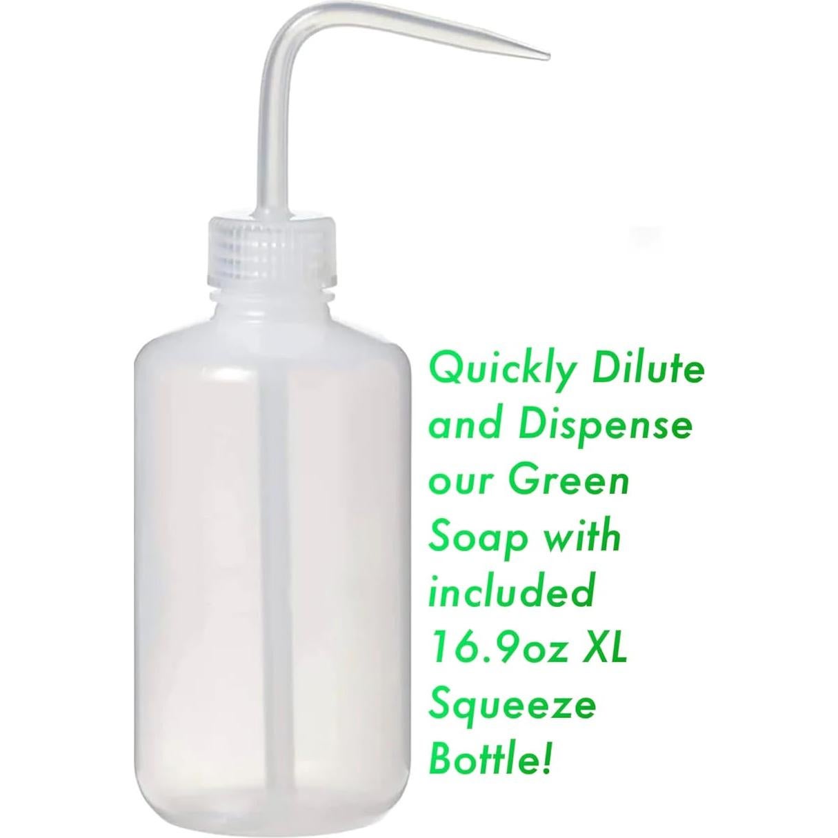 Jabón Verde Ultra Concentrado RetroDeco 500ml - Produce 4.9L