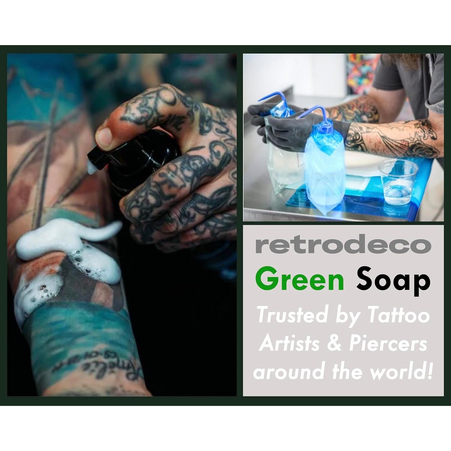 Jabón Verde Ultra Concentrado RetroDeco 500ml - Produce 4.9L