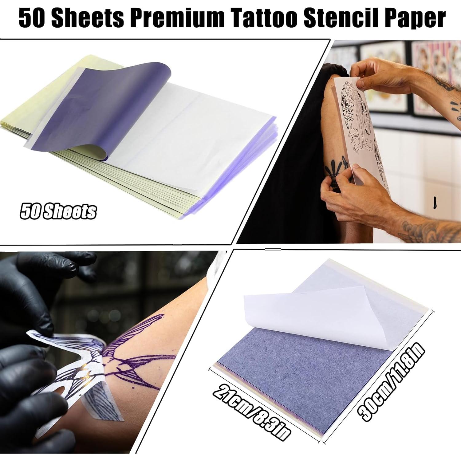 Papel de Transferencia de Tatuaje A4 YONGDA 50 Hojas Profesional