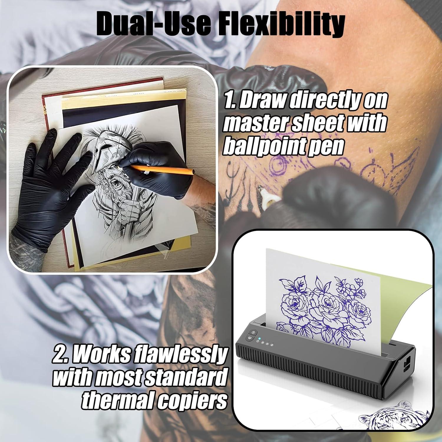 Papel de Transferencia de Tatuaje A4 YONGDA 50 Hojas Profesional