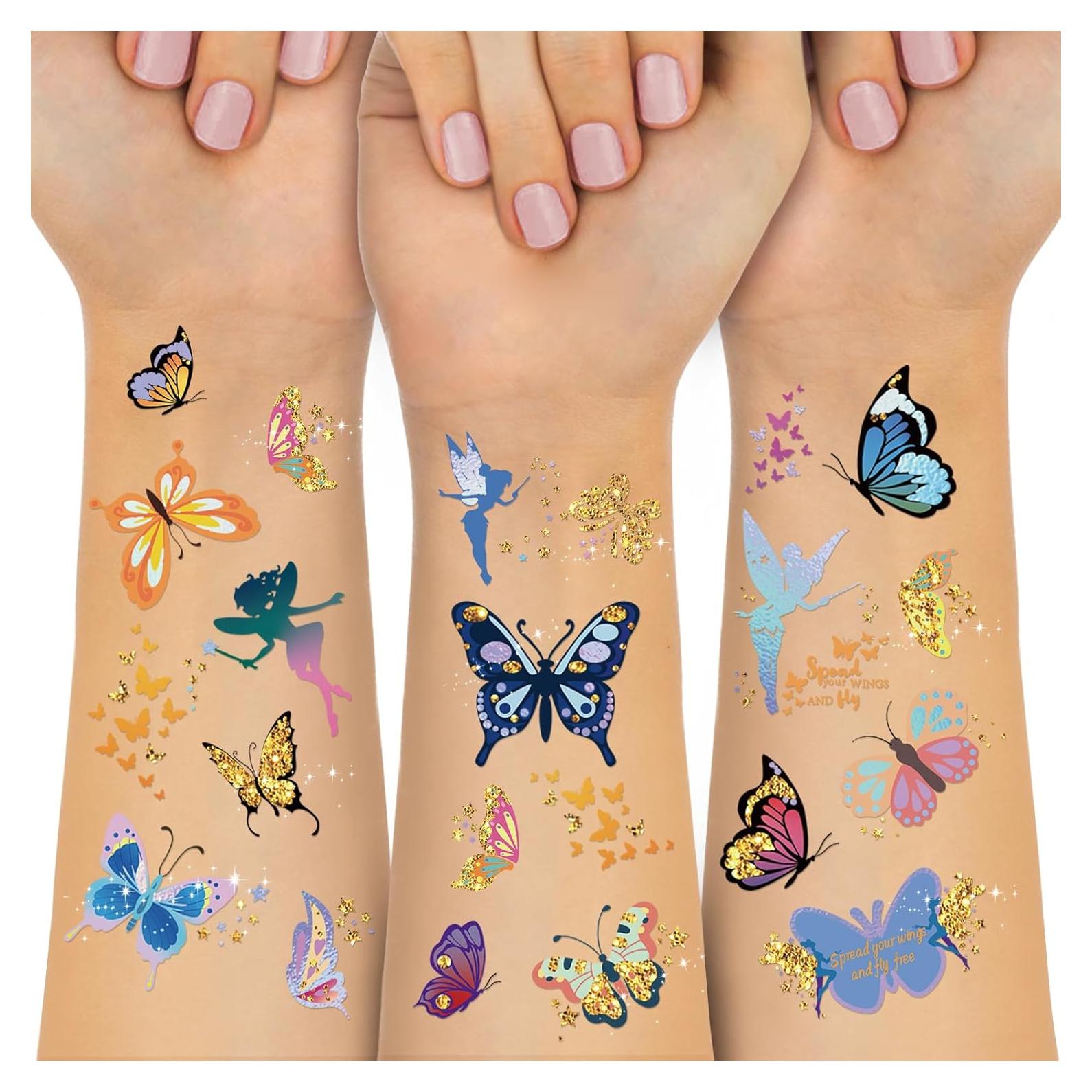 Tatuajes Temporales Impermeables Yazhiji - 92 Piezas Multicolor