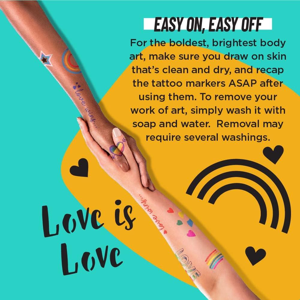 Marcadores de Tatuajes Temporales BIC BodyMark 11 Colores