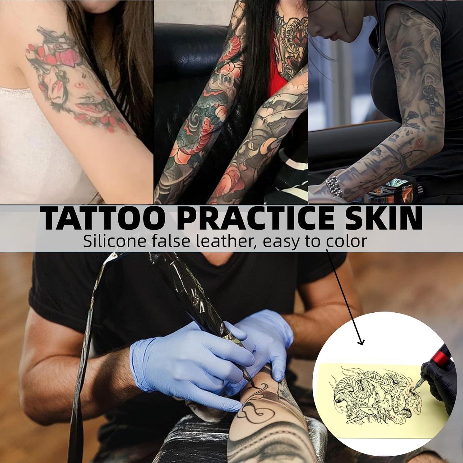 Kit de Práctica de Tatuajes Pmuul - 21 Piezas para Principiantes