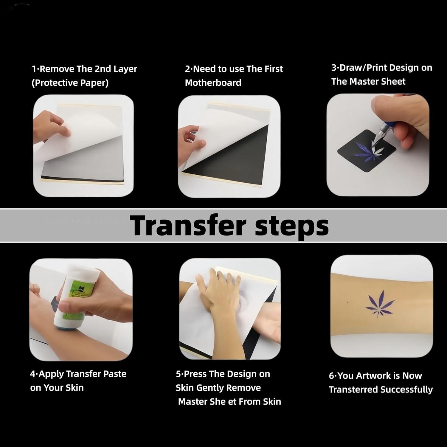 Kit de Práctica de Tatuajes Pmuul - 21 Piezas para Principiantes