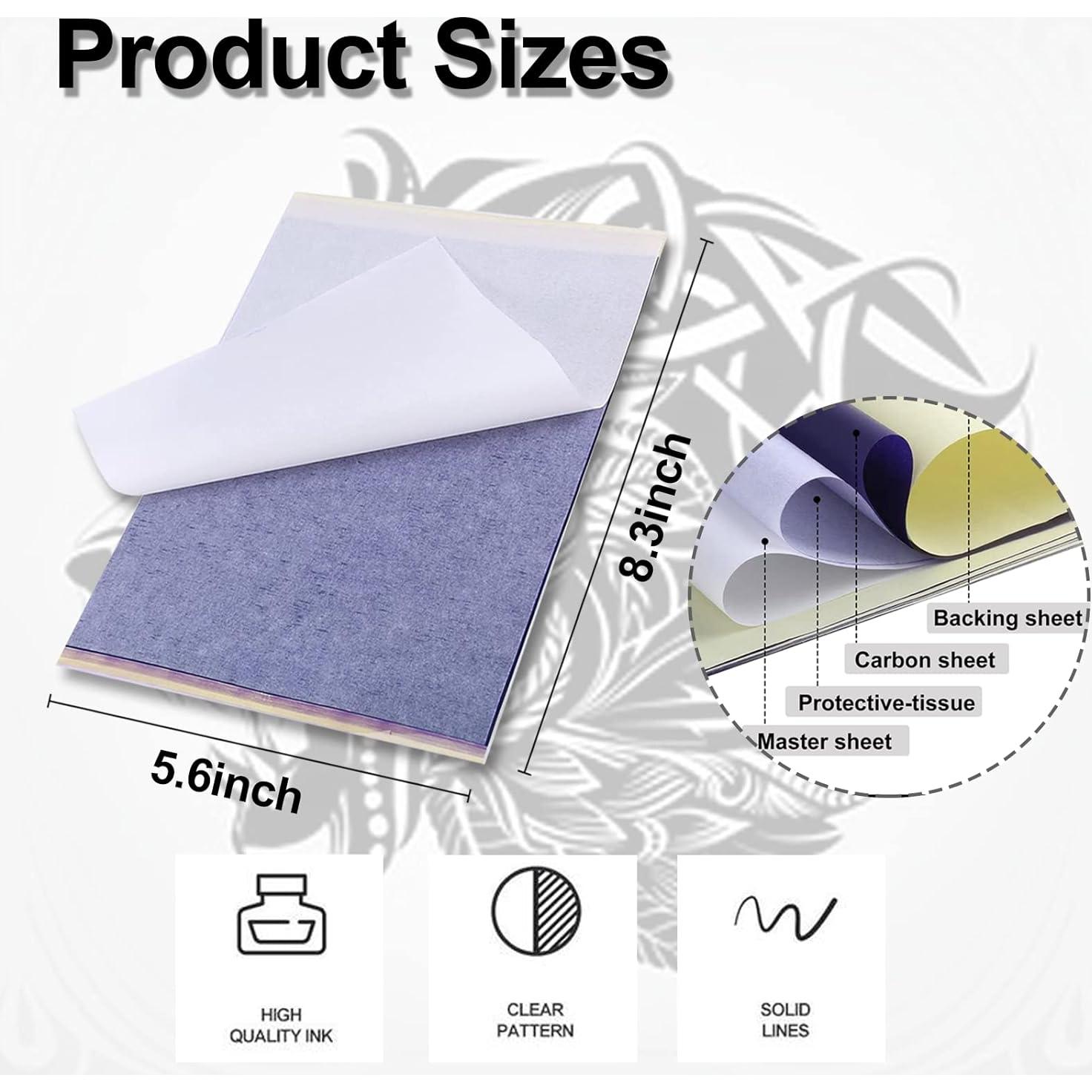 Kit de Práctica de Tatuaje Combofix 20 Piezas - Piel Falsa y Papel de Transferencia