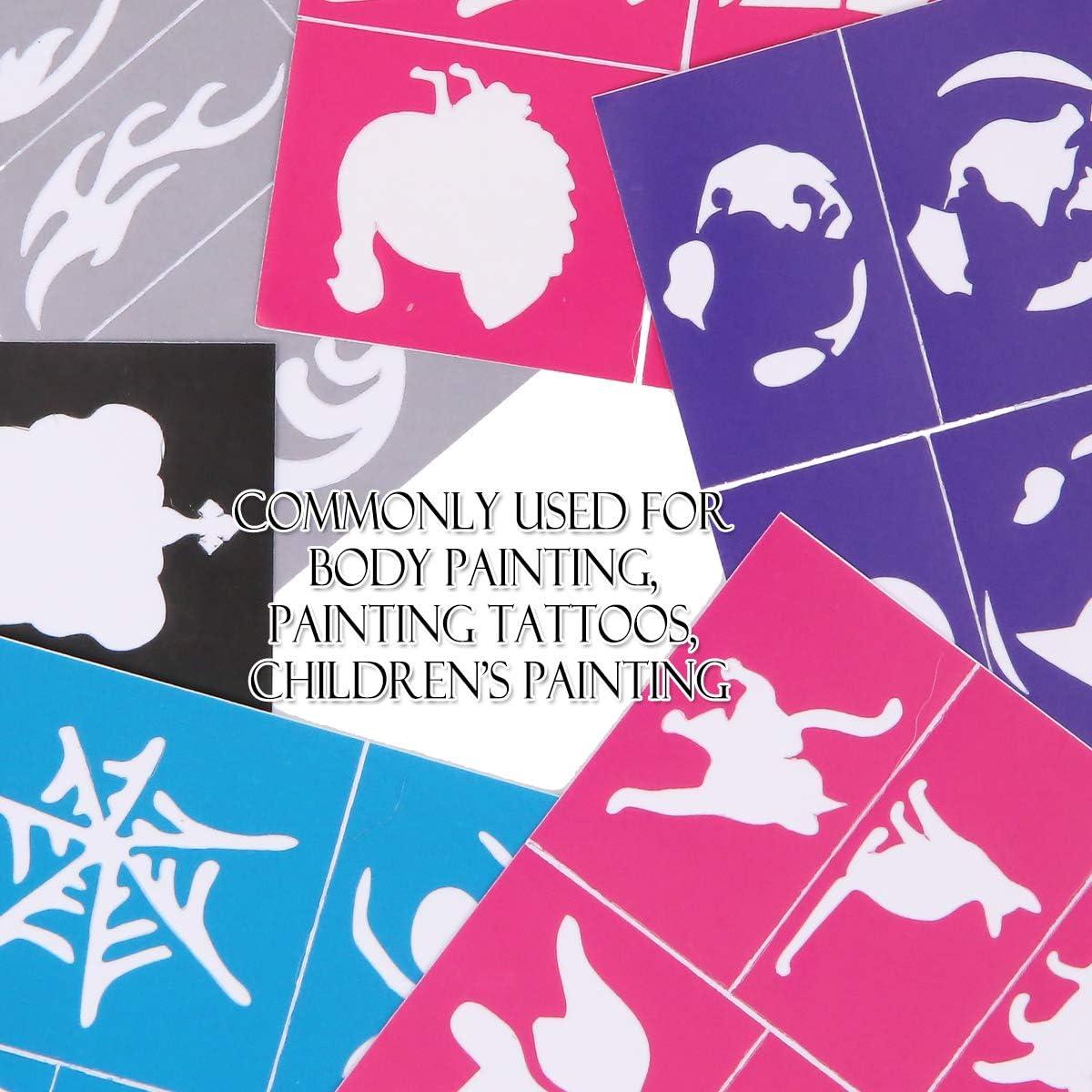 Kit de Plantillas de Pintura Facial ApolDirect - 20 Piezas Reutilizables