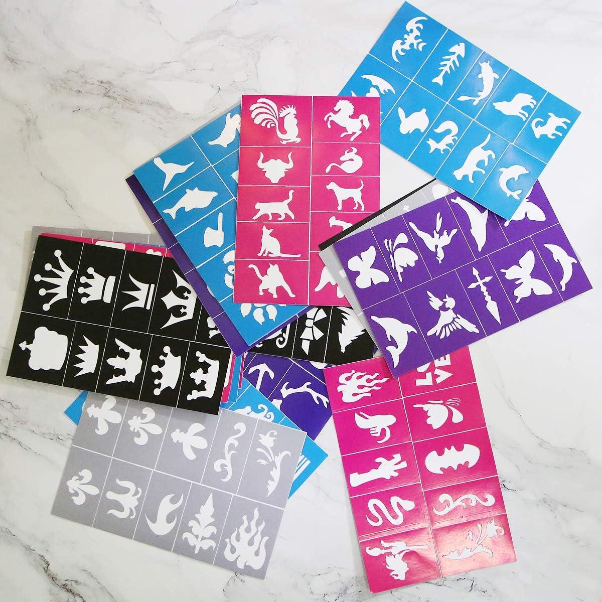 Kit de Plantillas de Pintura Facial ApolDirect - 20 Piezas Reutilizables