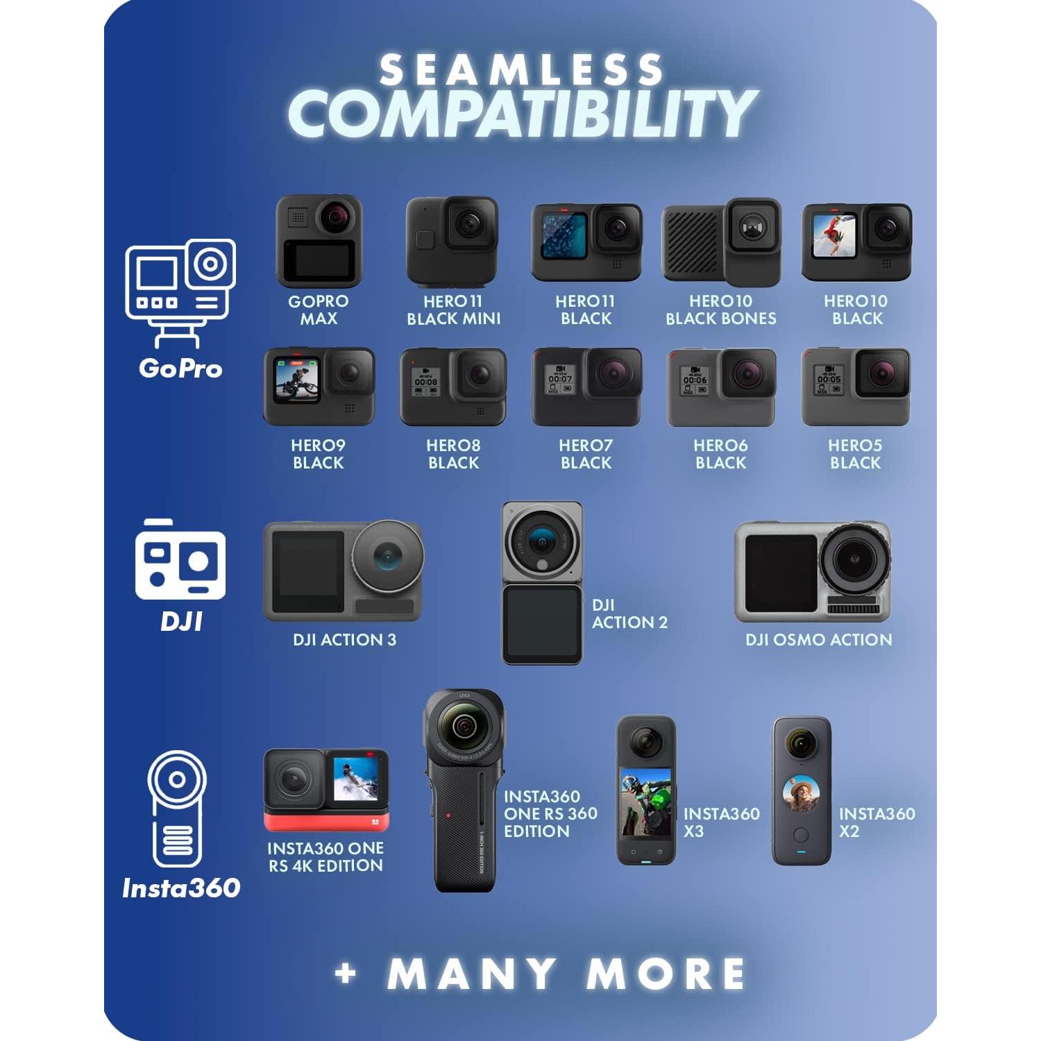 Movo DiveRig1 XL Rig de Buceo con Luces LED Impermeables