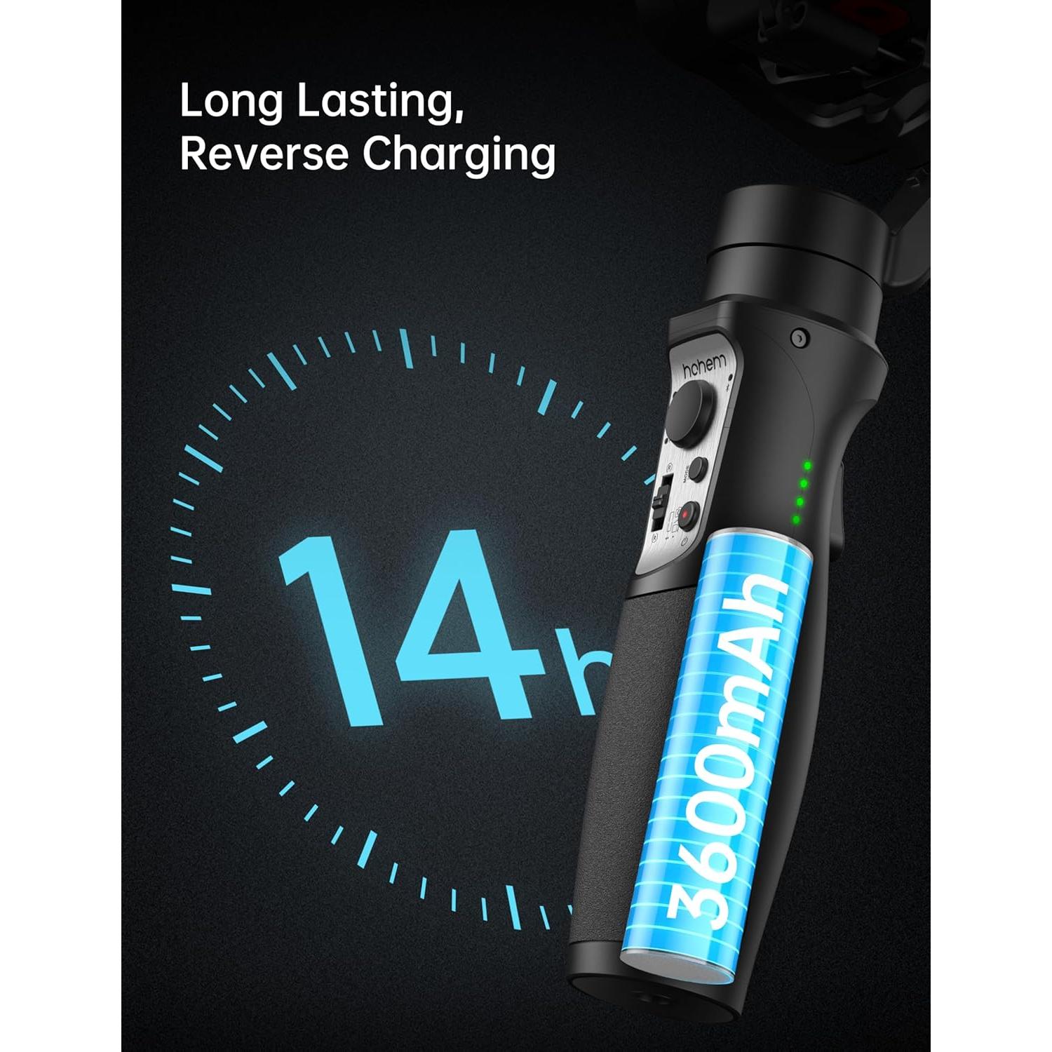 Estabilizador de Cardán Hohem iSteady Pro 4 para GoPro