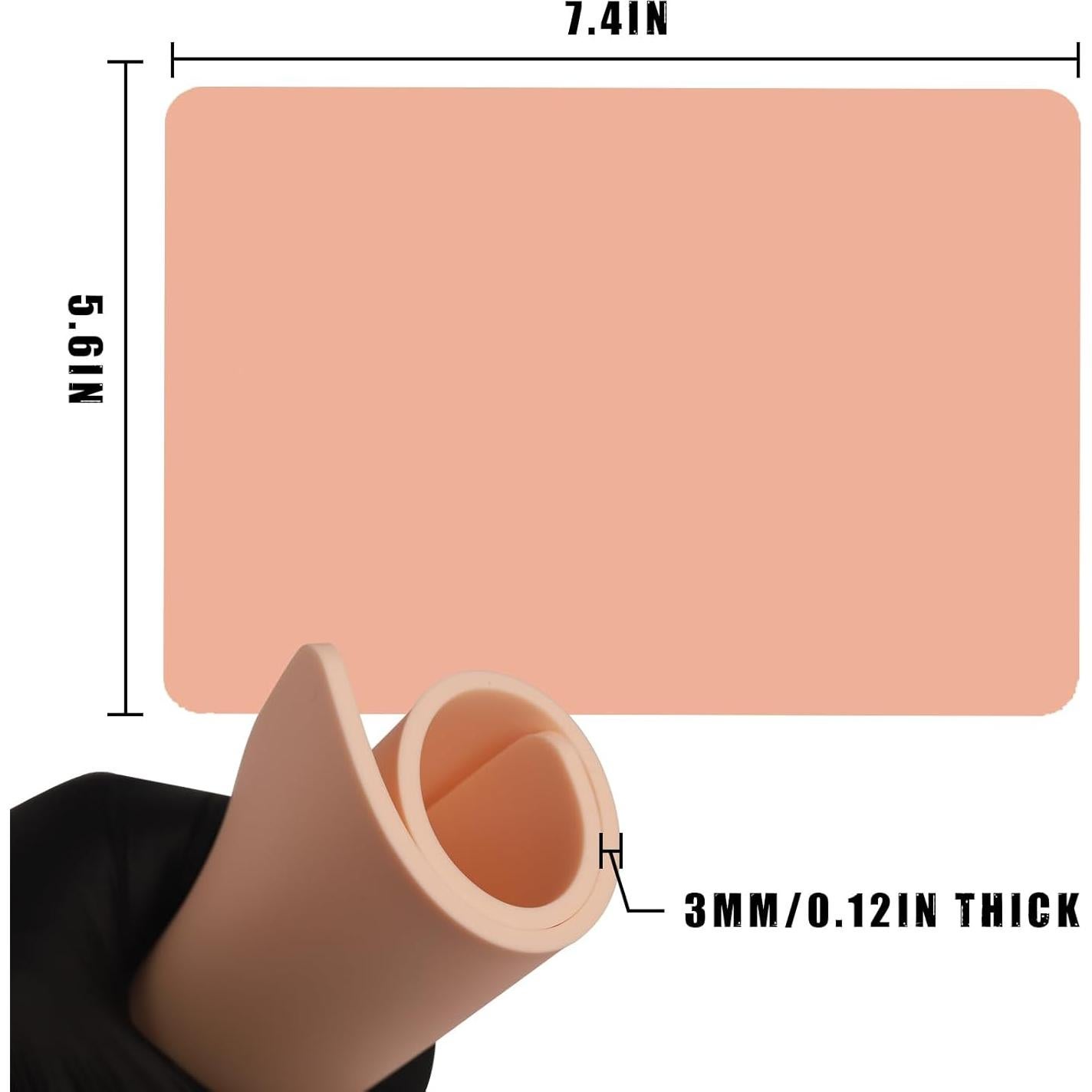 Piel de práctica de tatuaje CINRA 10 piezas 18.74x14.22 cm