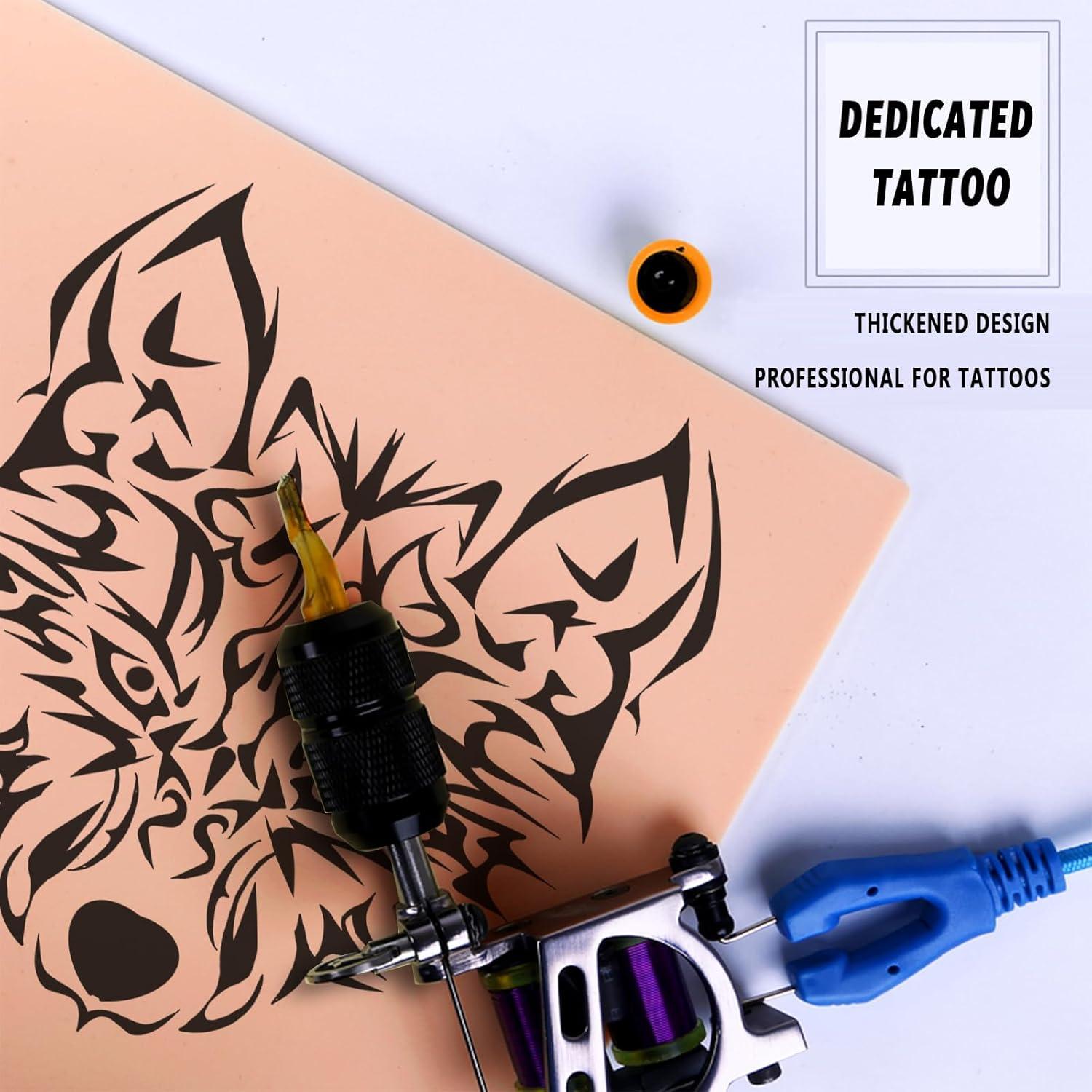 Piel de práctica de tatuaje CINRA 10 piezas 18.74x14.22 cm