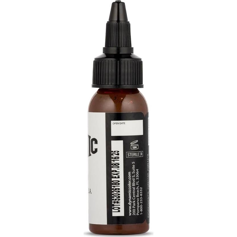 Tinta para Tatuajes Dynamic Color Marrón 29.57ml Vegana