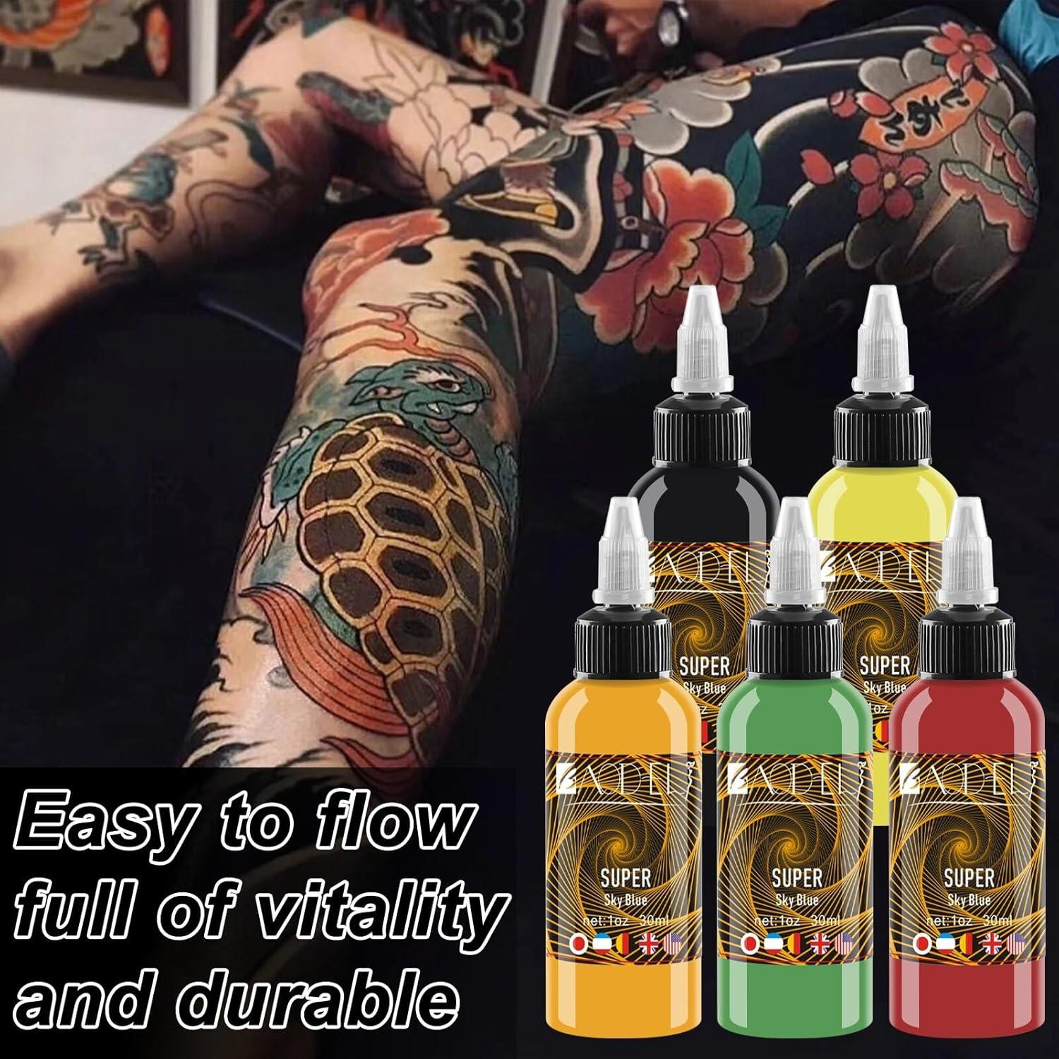 Set de Tinta para Tatuajes BAODELI 14 Colores 30ml