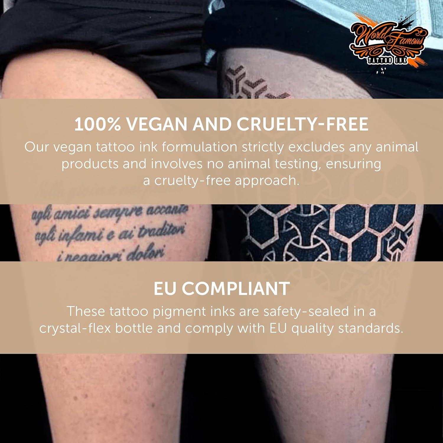 World Famous Tattoo Ink Skintone 4 Count Set, (1 fl oz Each)