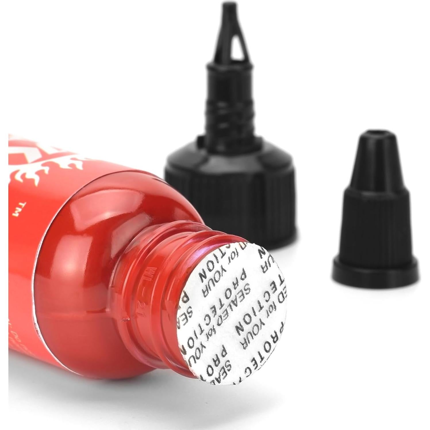 Tinta para Tatuajes JimKing 30ml Color Rojo Natural