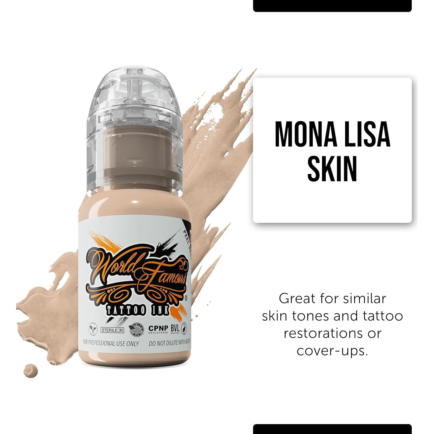 Tinta para Tatuajes World Famous Mona Lisa Skin 28.35g Vegana