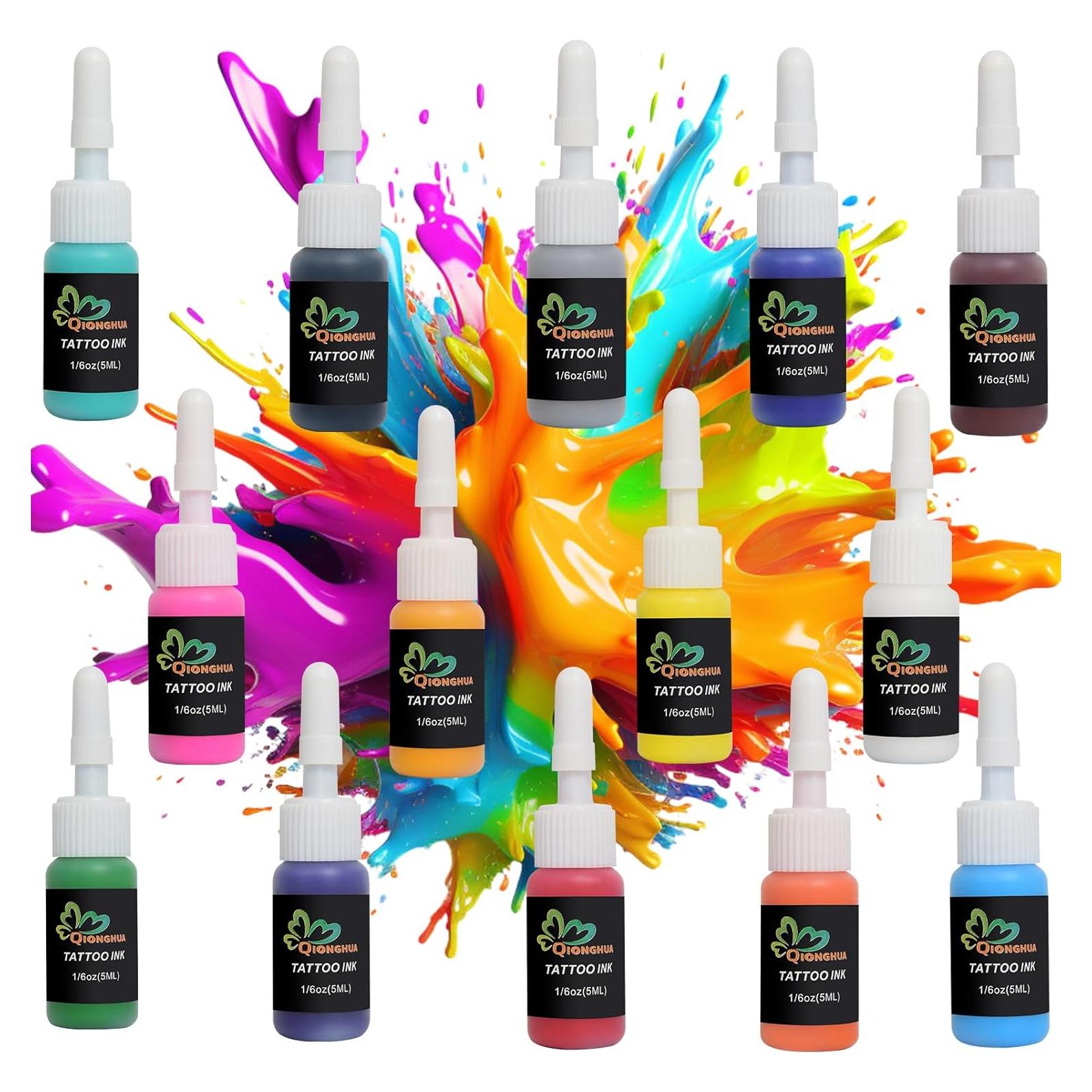 Juego de Tinta Profesional QIONGHUA 14 Colores 5ml