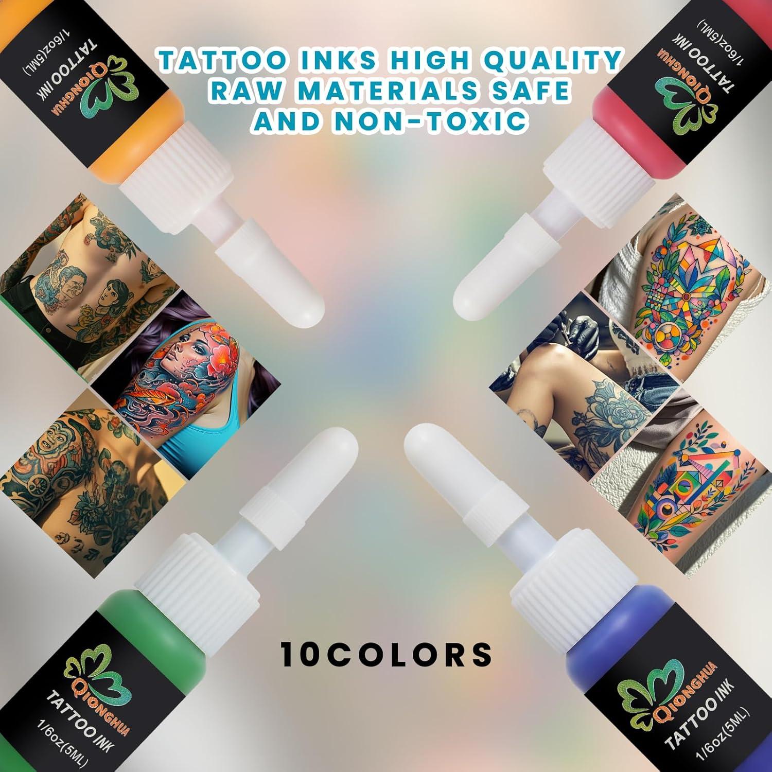 Juego de Tinta Profesional QIONGHUA 14 Colores 5ml