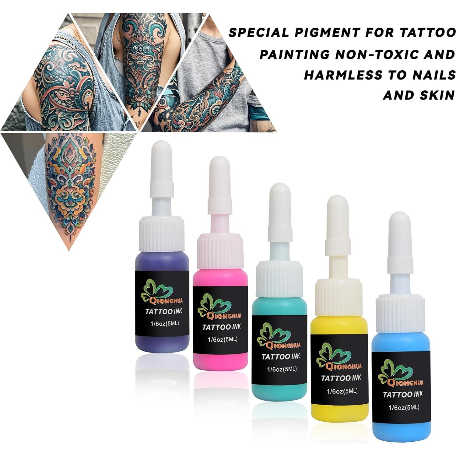 Juego de Tinta Profesional QIONGHUA 14 Colores 5ml