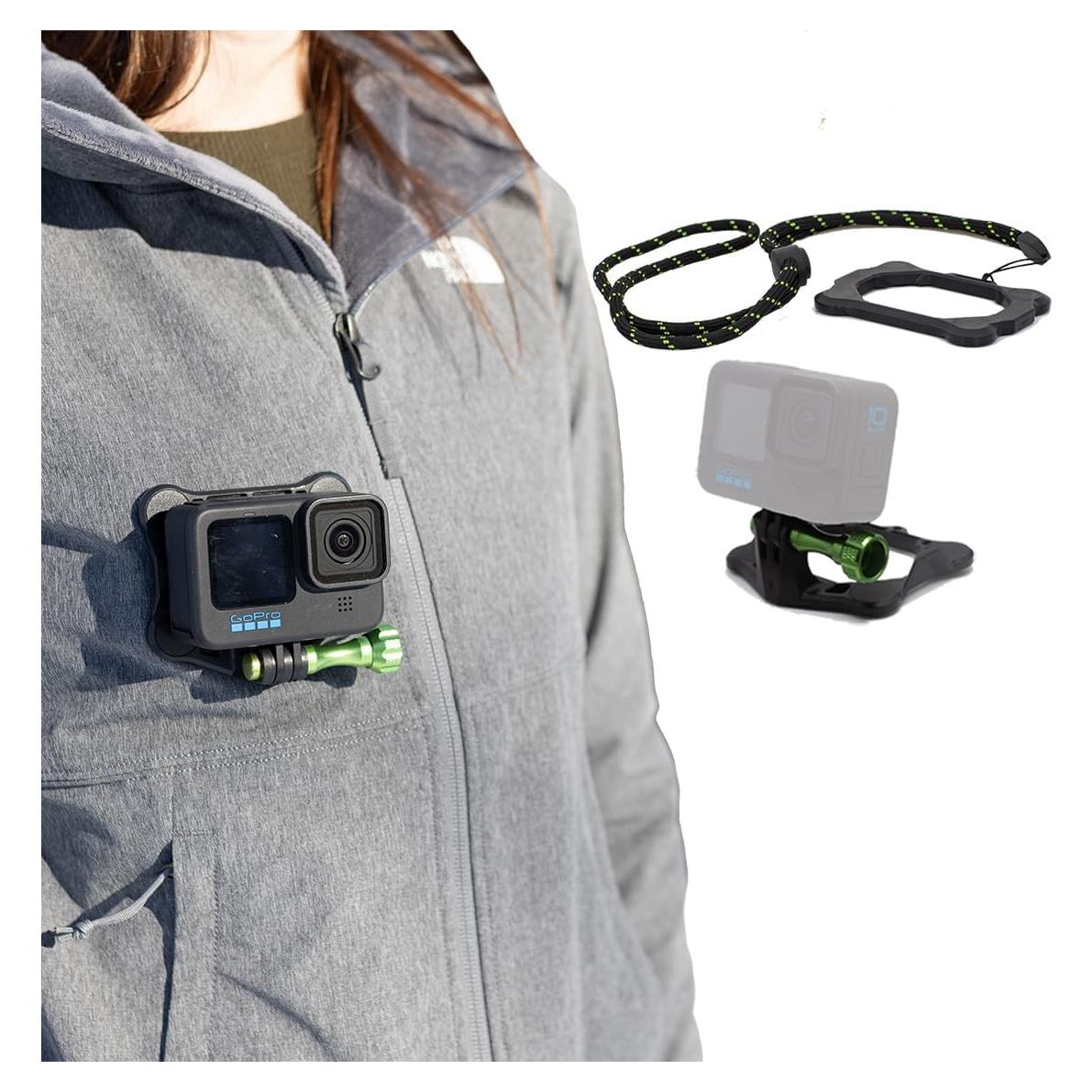 SNAP Mounts Magnetic Action Camera Chest Mount for GoPro & DJI Osmo Action