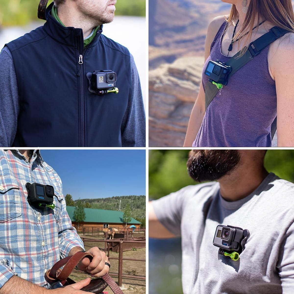 SNAP Mounts Magnetic Action Camera Chest Mount for GoPro & DJI Osmo Action