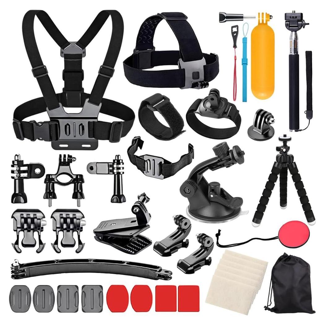 Kit de Accesorios para Cámara de Acción TANSUO AC28 (28 en 1)