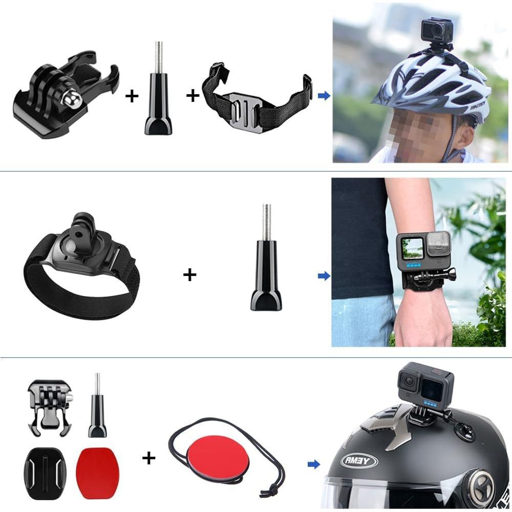 Kit de Accesorios para Cámara de Acción TANSUO AC28 (28 en 1)