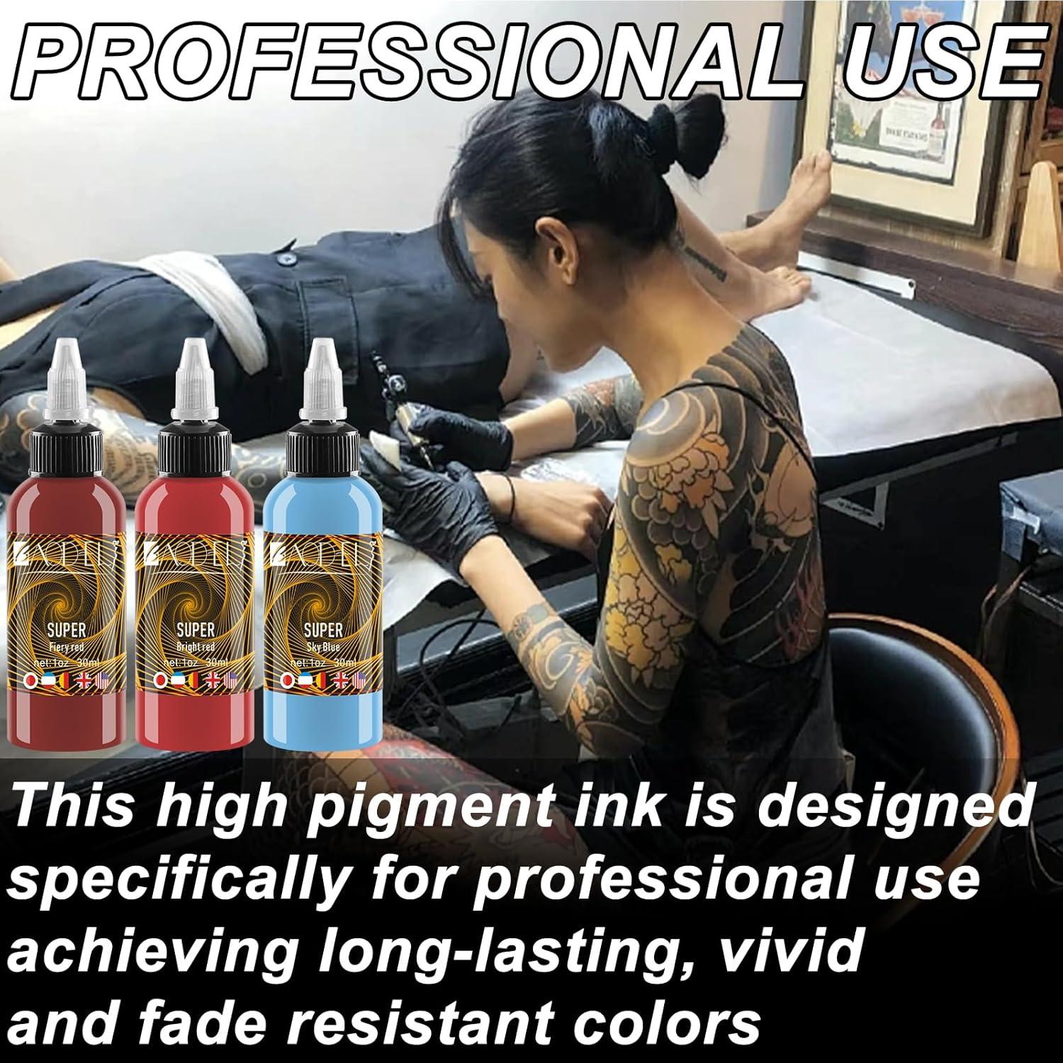 Set de Tinta para Tatuajes BAODELI 14 Colores 30 ml