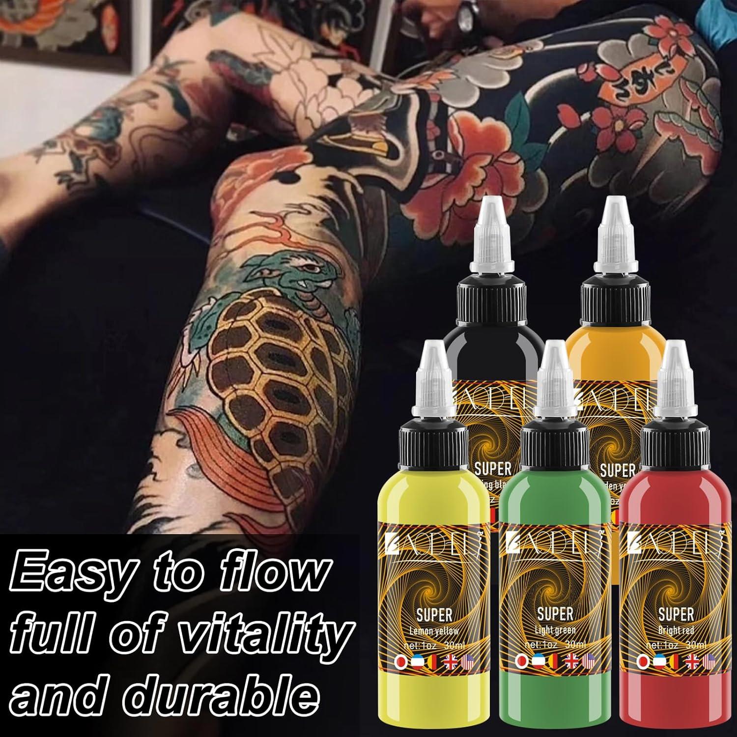 Set de Tinta para Tatuajes BAODELI 14 Colores 30 ml