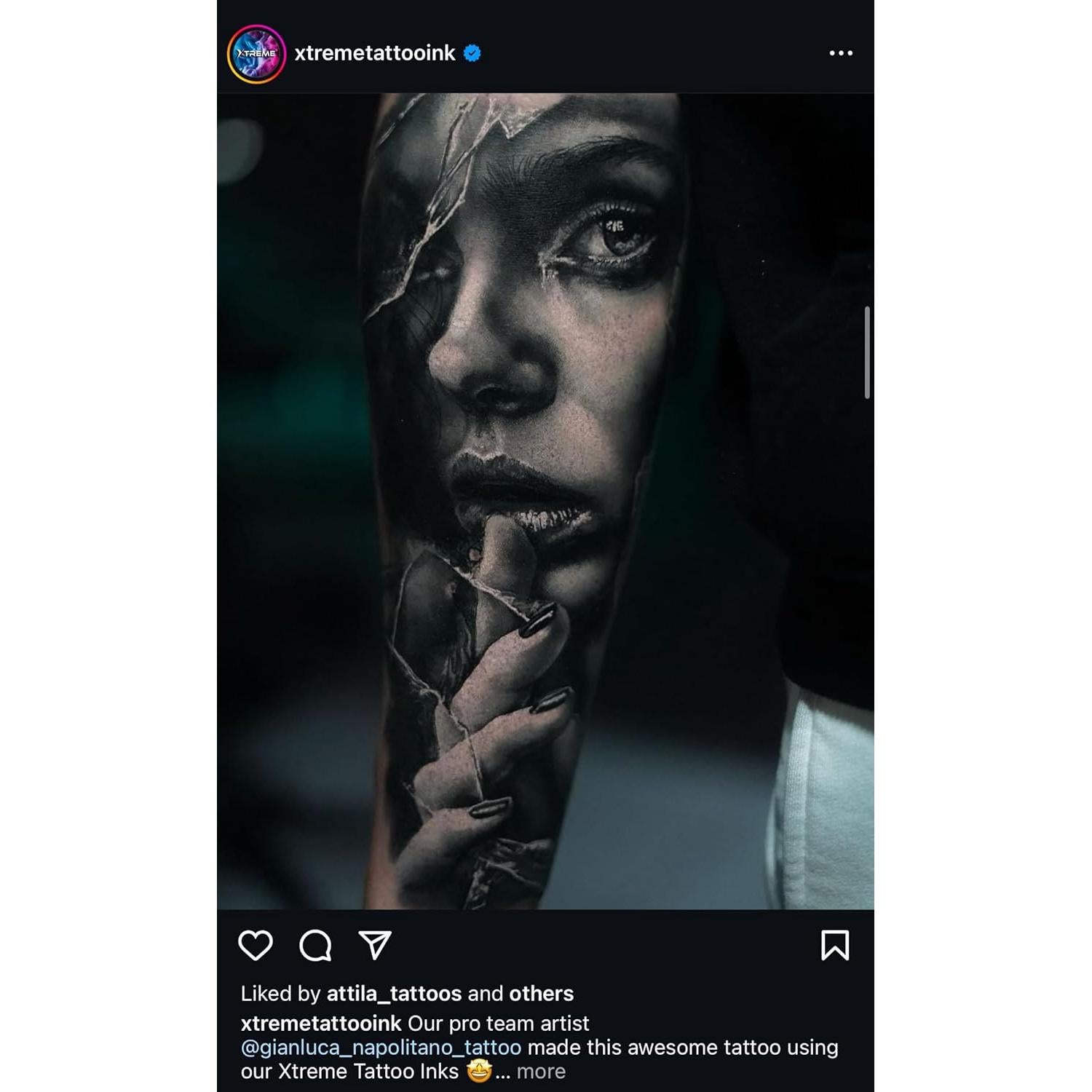 Tinta para Tatuajes Xtreme GO2 - Negro Intenso 29.57 ml