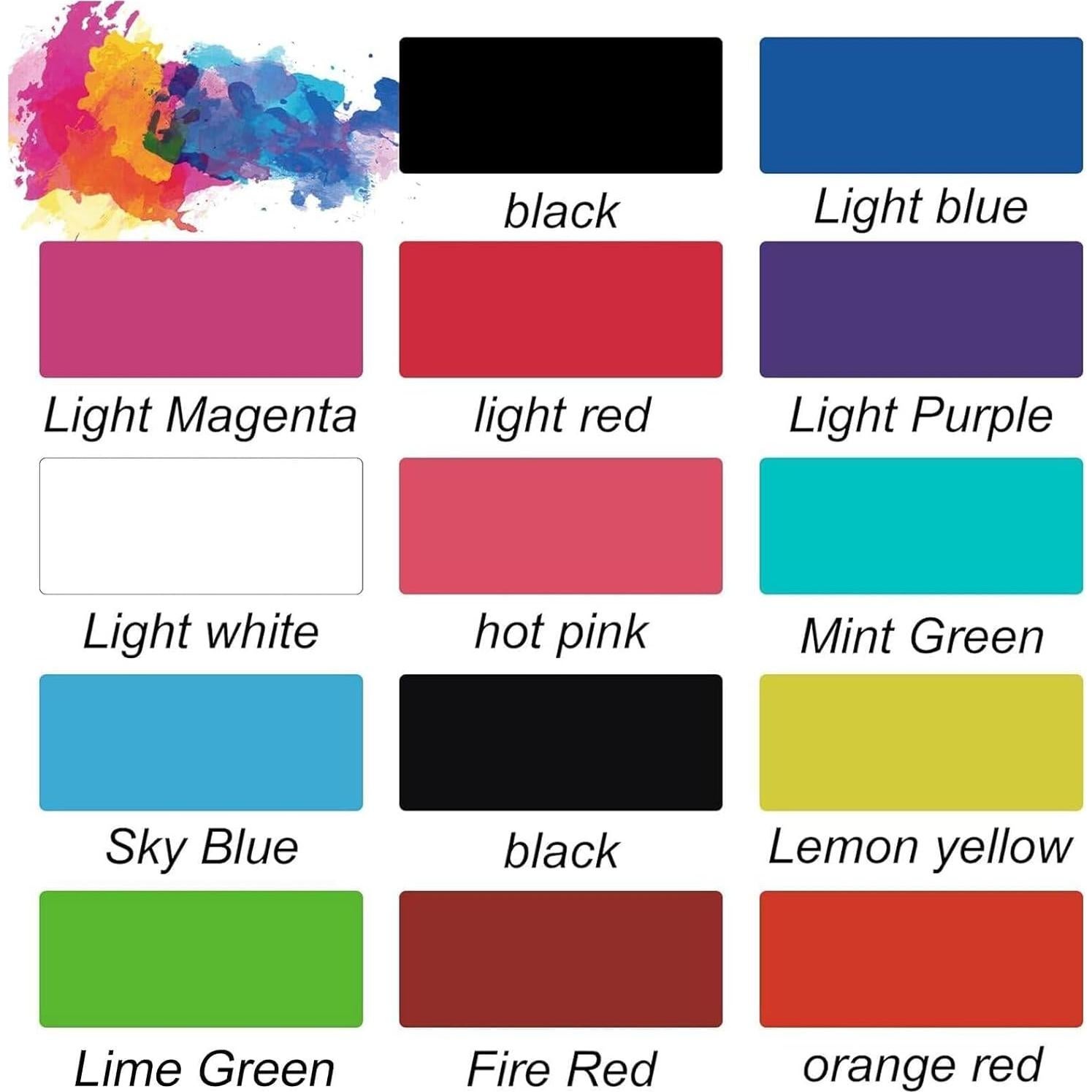 Set de Tinta para Tatuajes BAODELI 14 Piezas 30 ml UV