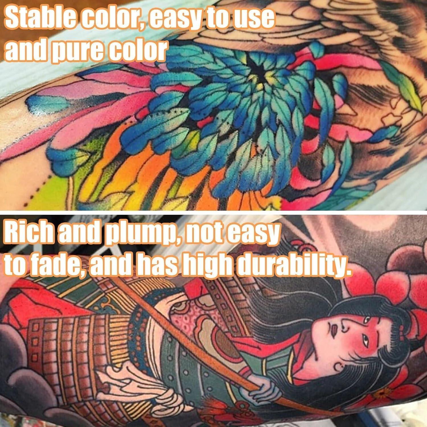 Set de Tinta para Tatuajes BAODELI 14 Piezas 30 ml UV